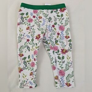 Zara Floral Leggings ~ sz 6/9 mo